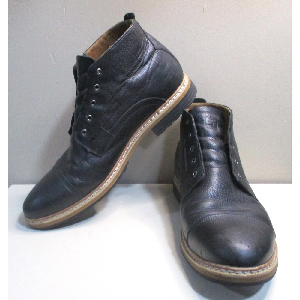 Timberland Mens Earthkeepers Stormbuck Chukka Boots Blk Lthr 10.5 5635R NO Laces